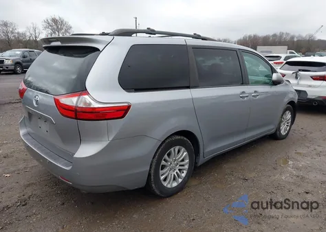 2017 Toyota Sienna Xle Premium 8 Passenger z USA, uszkodzony, nr VIN 5TDYZ3DC2HS777237